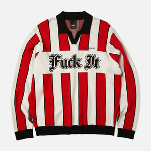 HUF Midfield Jersey Sweater - Red