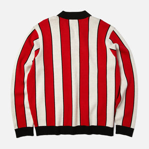 HUF Midfield Jersey Sweater - Red