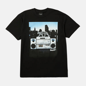 HUF Midnight Radio Tee - Black