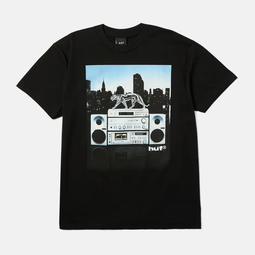 HUF Midnight Radio Tee - Black