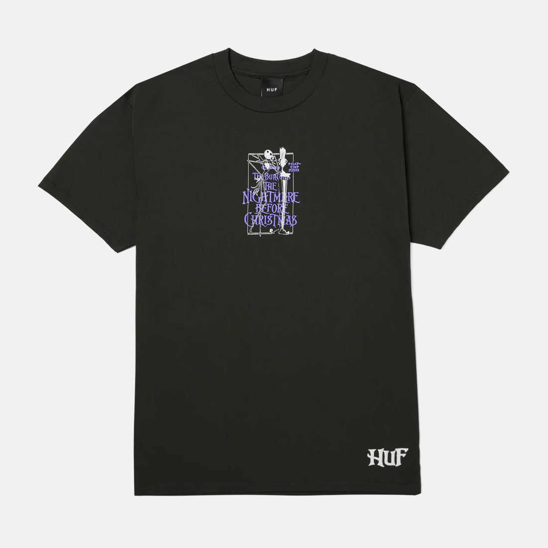 HUF Nightmare Before Christmas Tee - Vintage Black