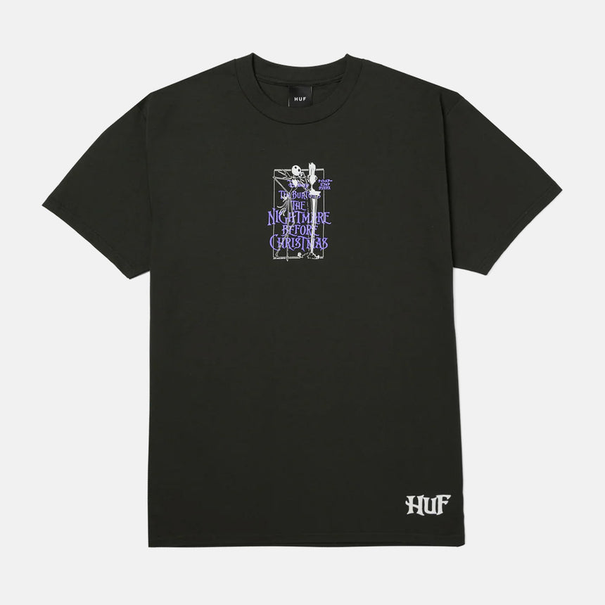 HUF Nightmare Before Christmas Tee - Vintage Black