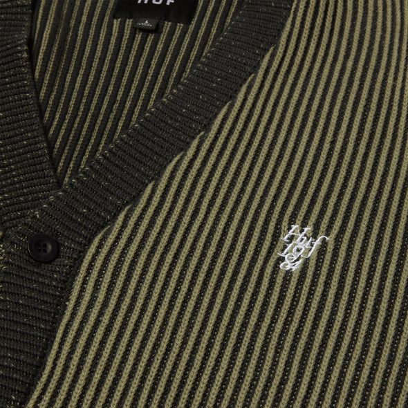 HUF Repeater Cardigan - Asphalt