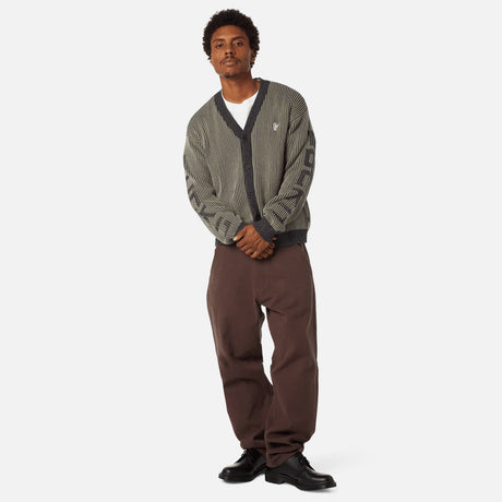 HUF Repeater Cardigan - Asphalt