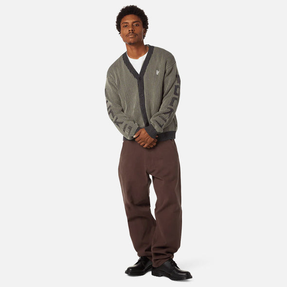 HUF Repeater Cardigan - Asphalt