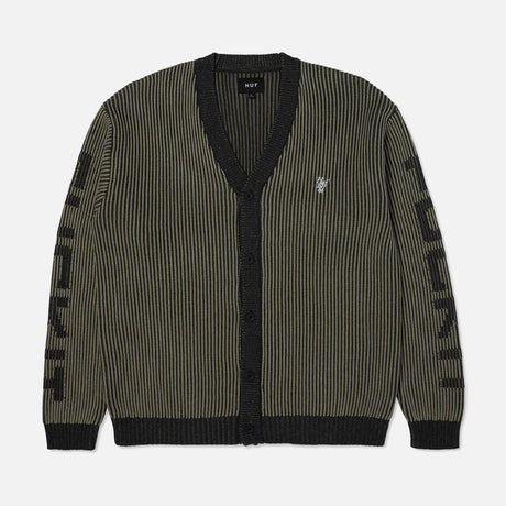 HUF Repeater Cardigan - Asphalt