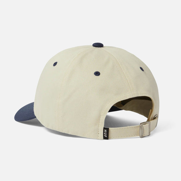 HUF Stretch Logo 6 Panel Cap - Bleach