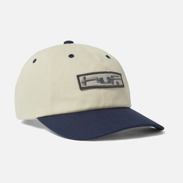 HUF Stretch Logo 6 Panel Cap - Bleach