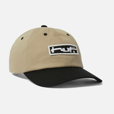 HUF Stretch Logo 6 Panel Cap - Clay
