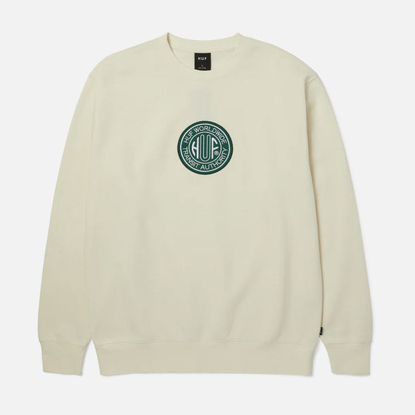 HUF Transit Authority Crew - Bleach