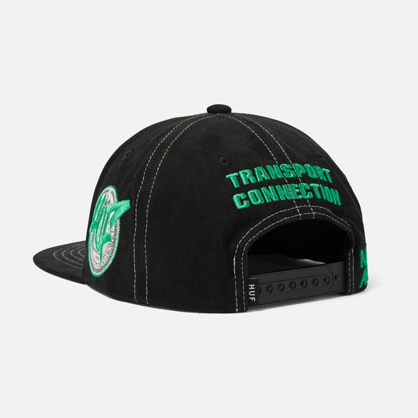 HUF Transport Connection Snapback - Black