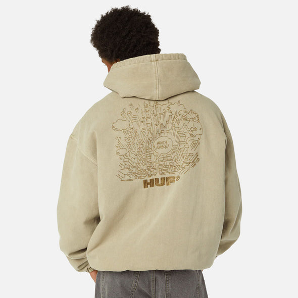 HUF What A Jungle Denim Work Jacket - Desert