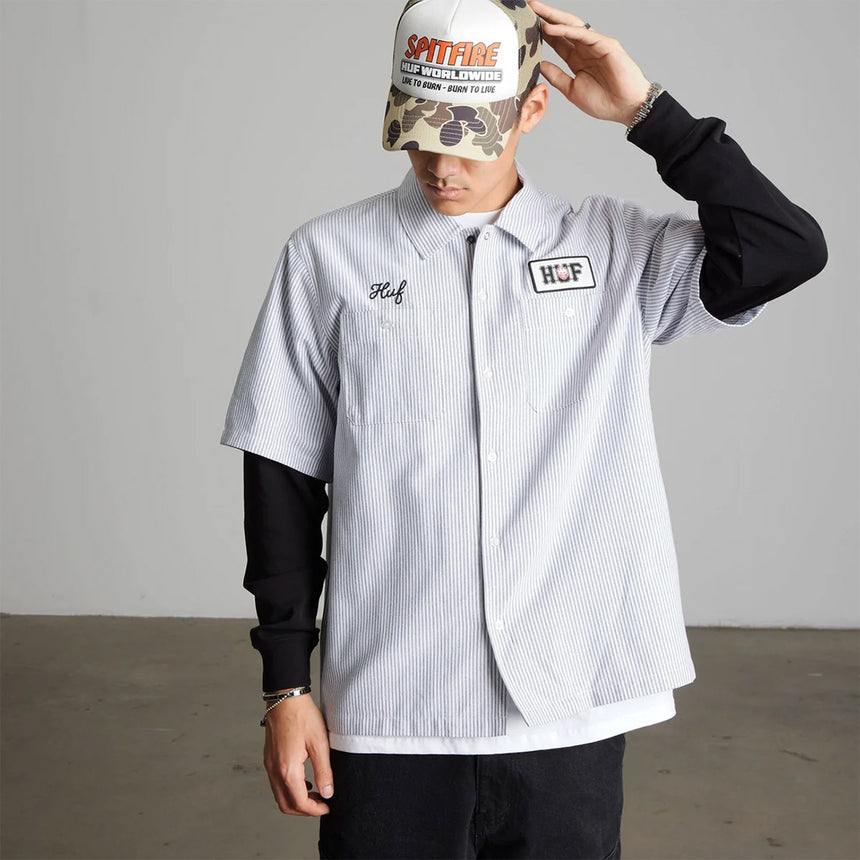 HUF X Spitfire Burn Forever Trucker Cap - Camo