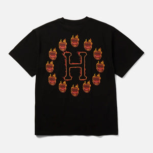 HUF X Spitfire Flame Galaxies Tee - Black