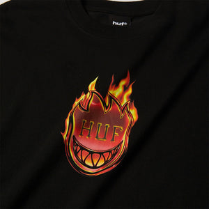 HUF X Spitfire Flame Galaxies Tee - Black