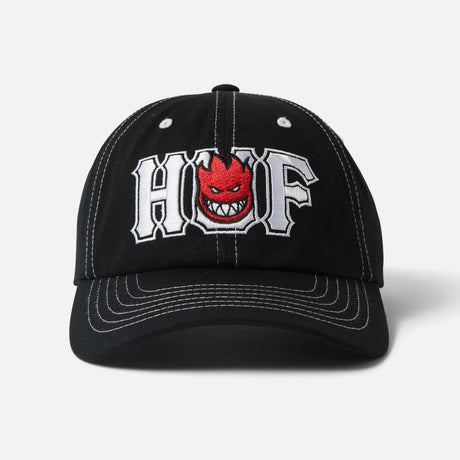 HUF X Spitfire Union Snapback - Black