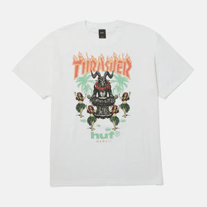 HUF X Thrasher Goat Luau Tee - White
