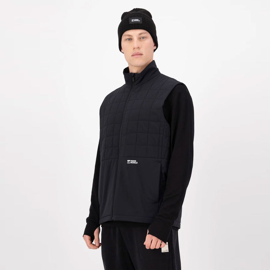 MONS ROYALE Canyon Merino Insulated Vest - Black