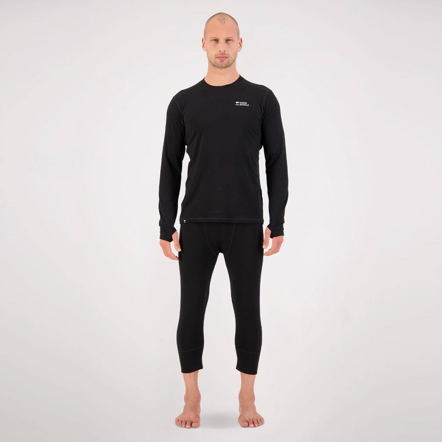 MONS ROYALE Cascade Merino Long Sleeve - Black