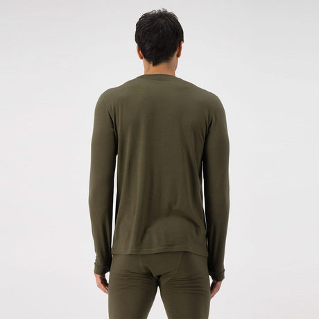 MONS ROYALE Cascade Merino Long Sleeve - Dark Olive