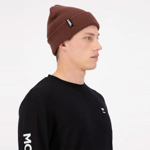 MONS ROYALE Chunky Logger Merino Beanie - Bark