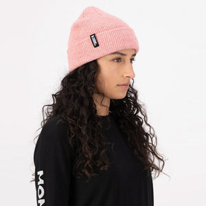MONS ROYALE Chunky Logger Merino Beanie - Winter Rose