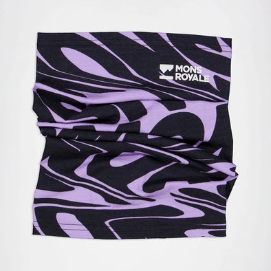 MONS ROYALE Daily Dose Merino Neckwarmer - Signal Lost Lupin