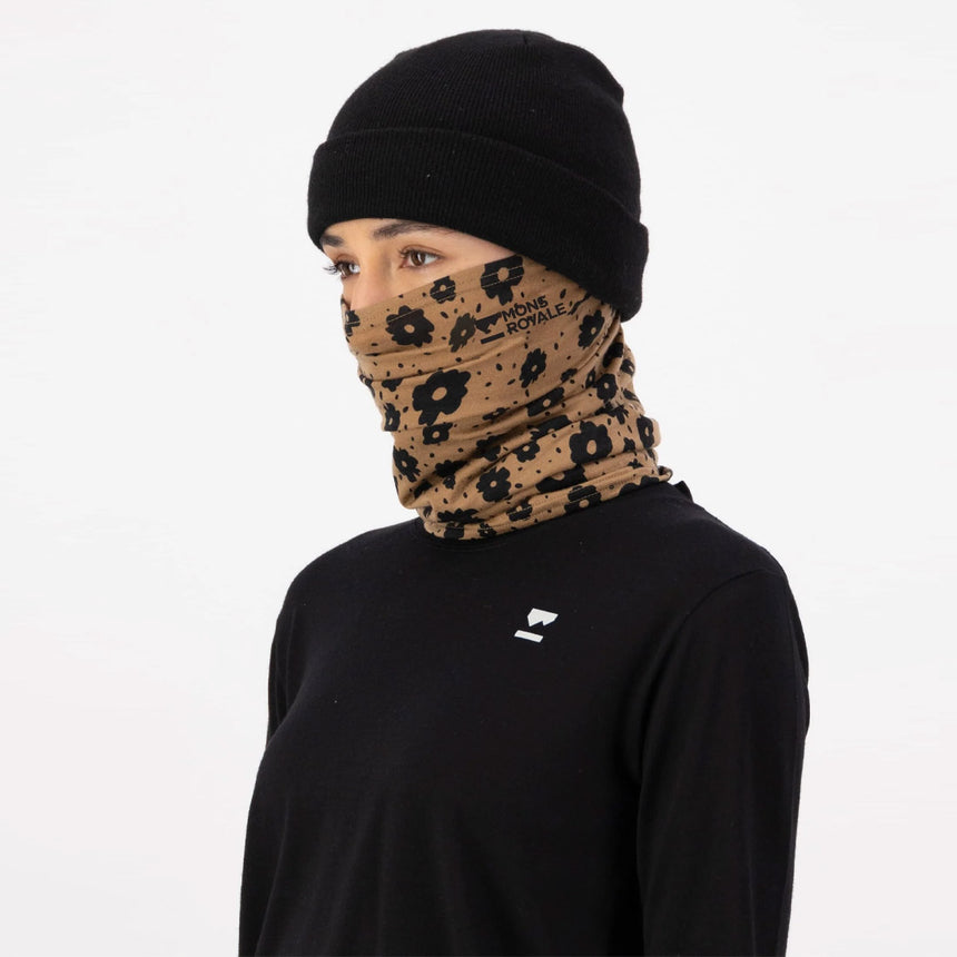 MONS ROYALE Daily Dose Neckwarmer - Aoraki Lily Toffee