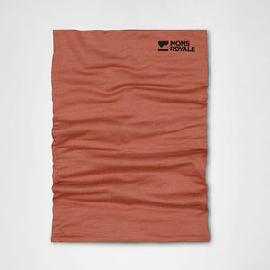 MONS ROYALE Double Up Merino Neckwarmer - Canyon Rose