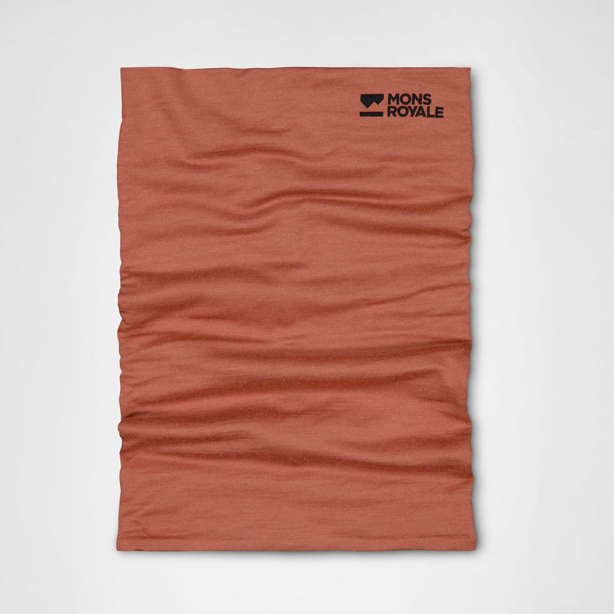 MONS ROYALE Double Up Merino Neckwarmer - Canyon Rose