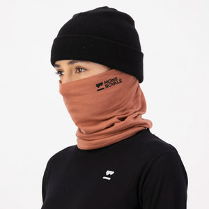 MONS ROYALE Double Up Merino Neckwarmer - Canyon Rose