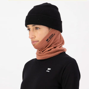 MONS ROYALE Double Up Merino Neckwarmer - Canyon Rose