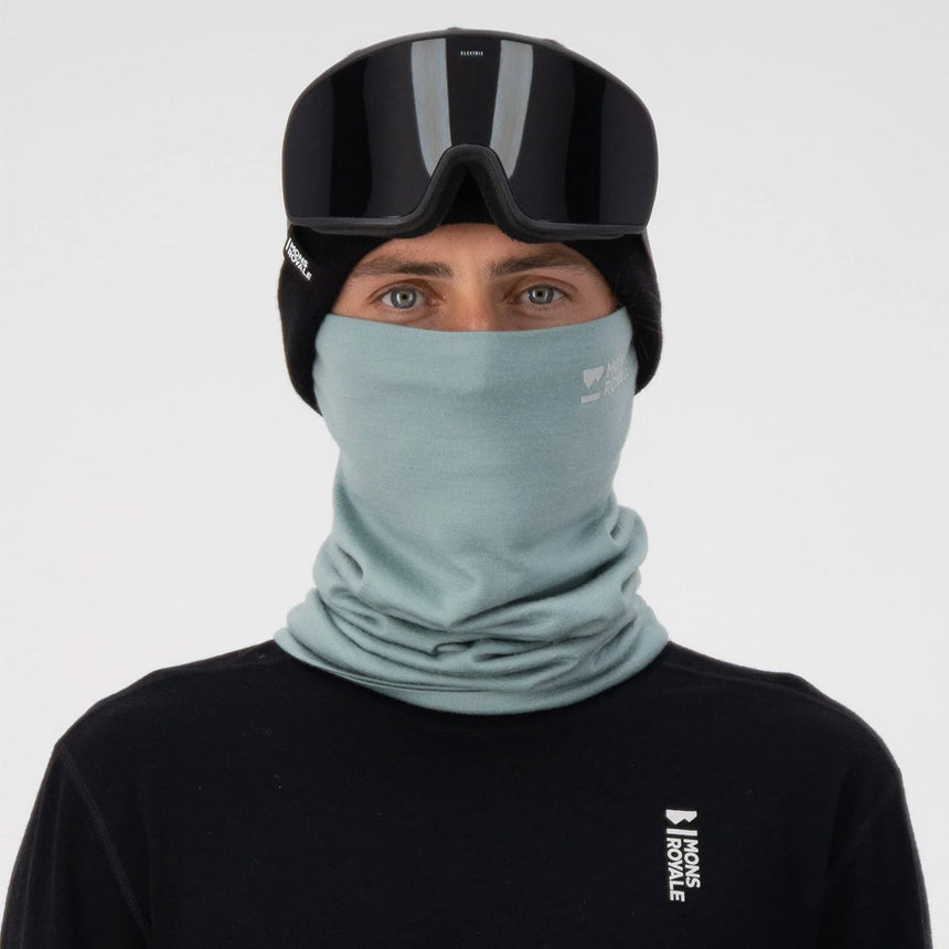 MONS ROYALE Double Up Merino Neckwarmer - Dew