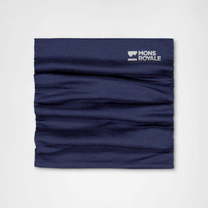 MONS ROYALE Double Up Merino Neckwarmer - Midnight