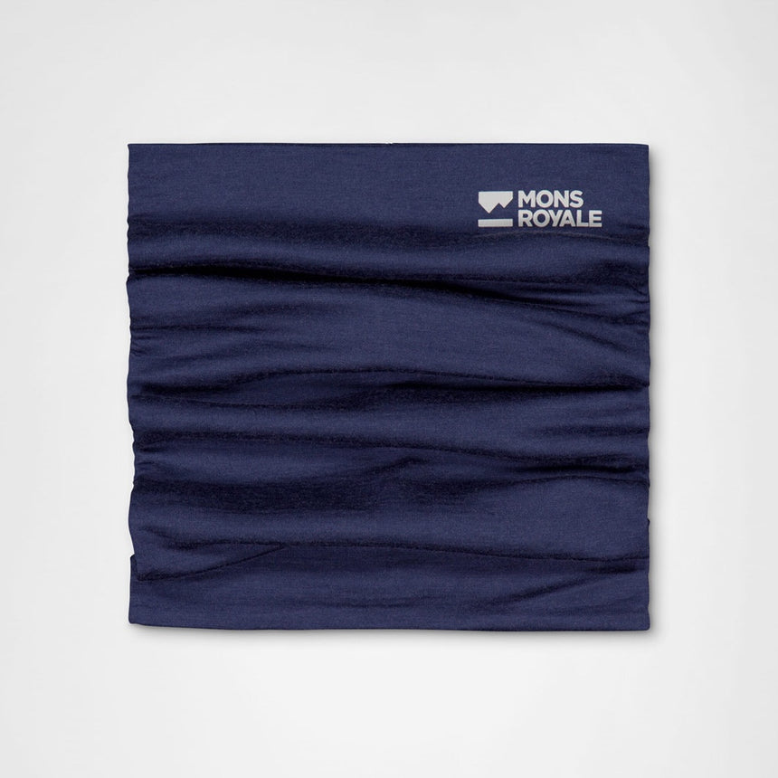 MONS ROYALE Double Up Merino Neckwarmer - Midnight