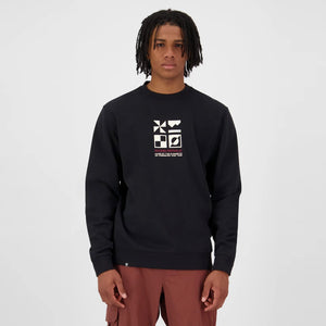 MONS ROYALE Inversion Merino Crew - Black