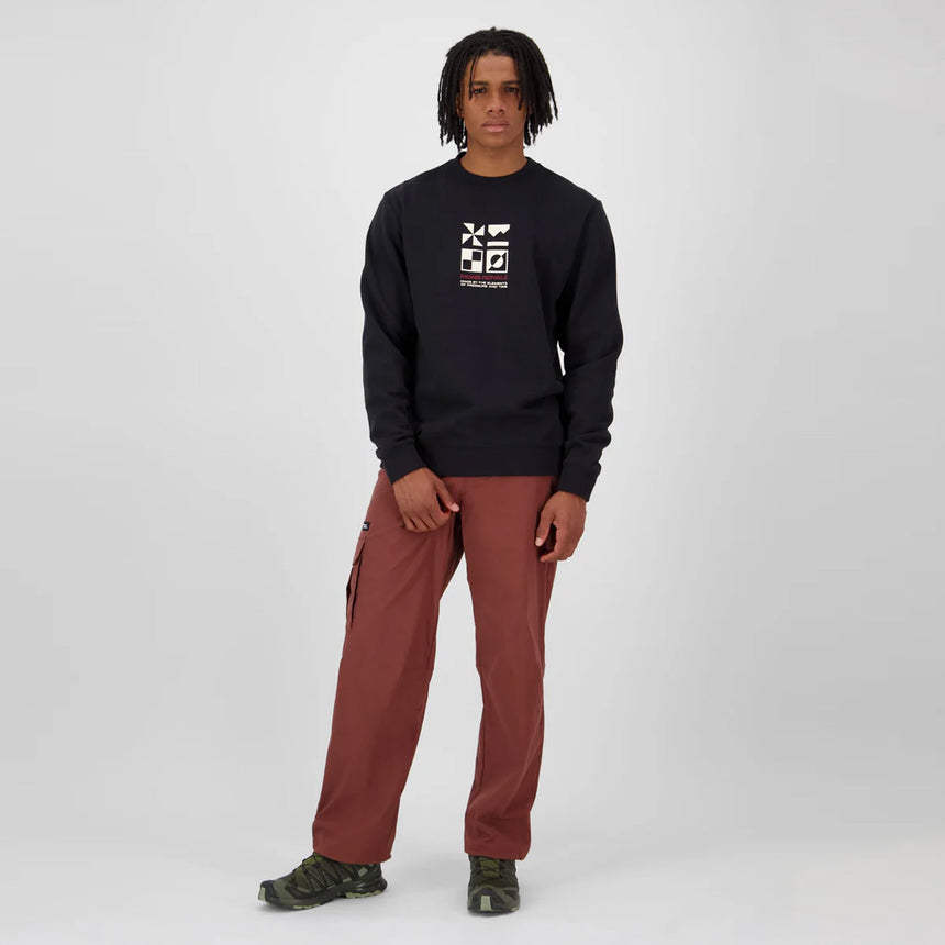 MONS ROYALE Inversion Merino Crew - Black