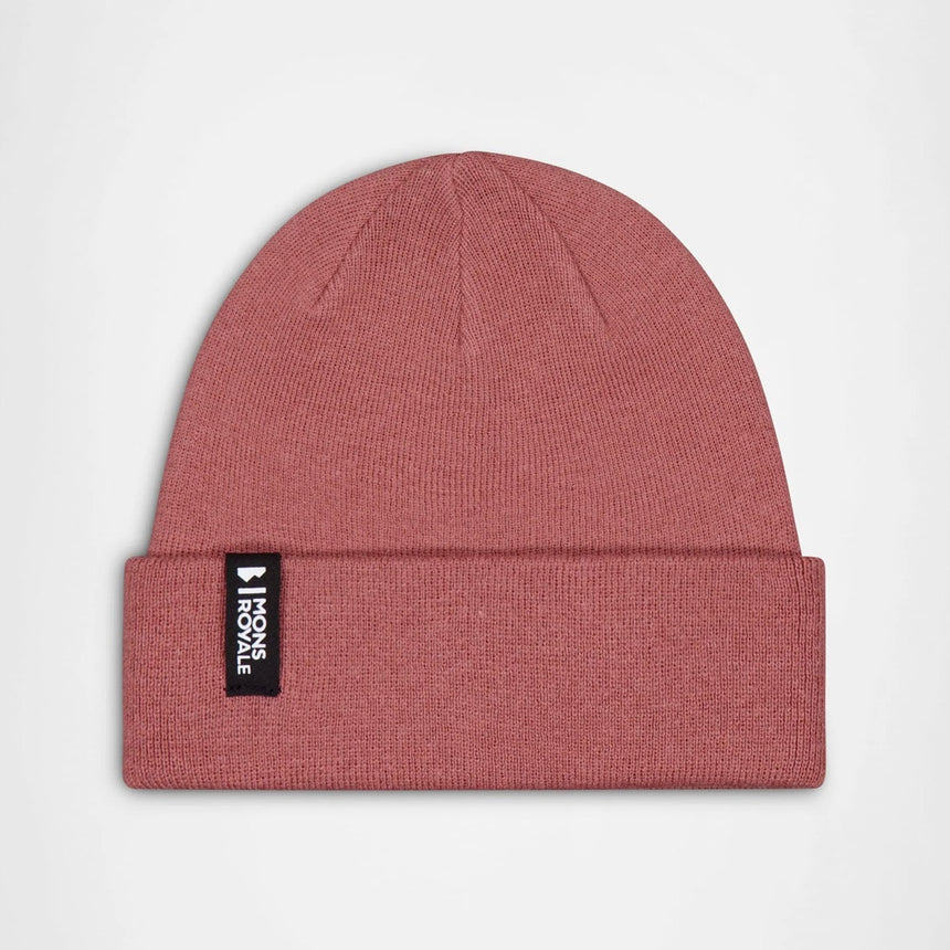 MONS ROYALE McCloud Merino Beanie - Canyon Rose
