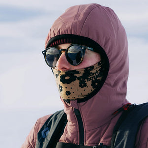 MONS ROYALE Santa Rose Merino Balaclava - Aoraki Lily Toffee
