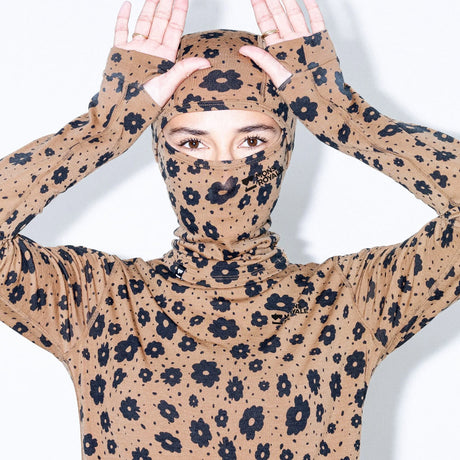 MONS ROYALE Santa Rose Merino Balaclava - Aoraki Lily Toffee