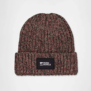 MONS ROYALE Triple Treat Merino Beanie - Canyon Rose