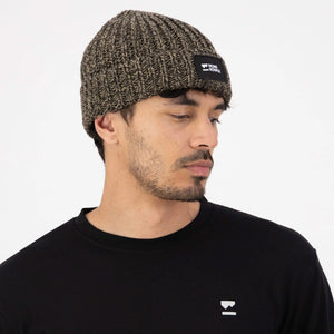 MONS ROYALE Triple Treat Merino Beanie - Dark Olive