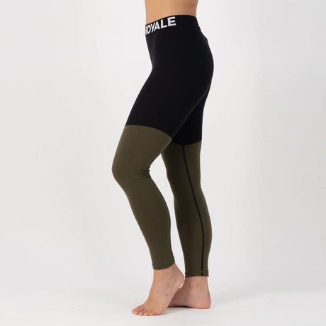 MONS ROYALE Women's Cascade Merino Legging - Dark Olive