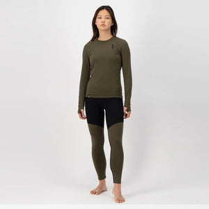 MONS ROYALE Women's Cascade Merino Legging - Dark Olive