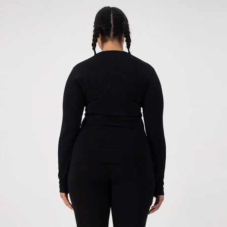MONS ROYALE Women's Cascade Merino Long Sleeve - Black