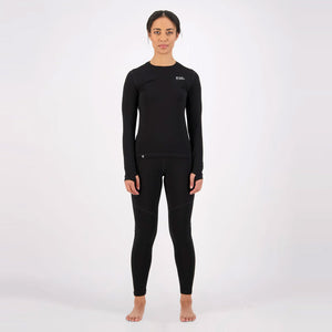 MONS ROYALE Women's Cascade Merino Long Sleeve - Black