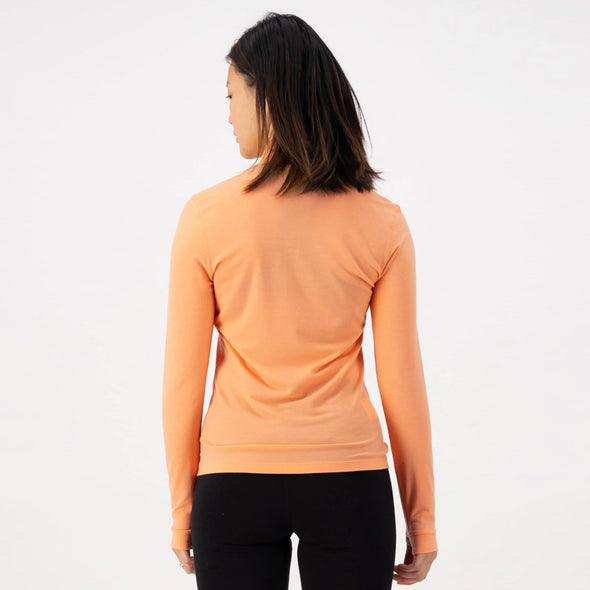 MONS ROYALE Women's Cascade Merino Long Sleeve - Punch