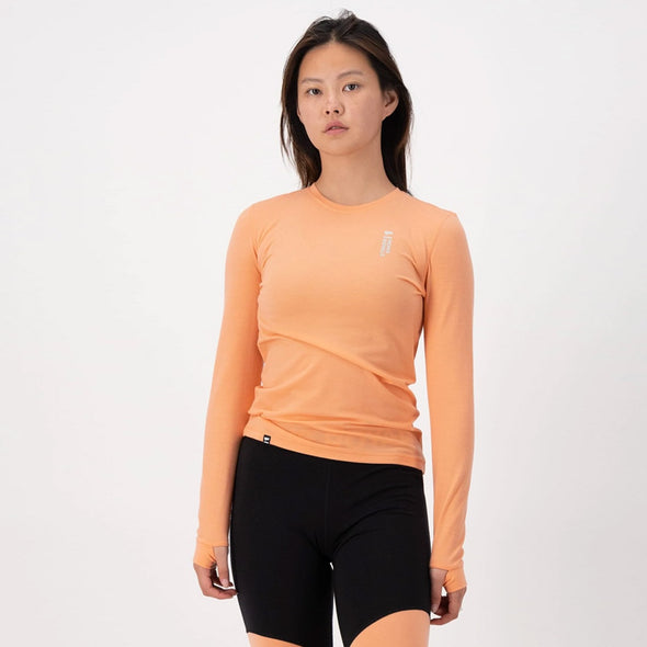 MONS ROYALE Women's Cascade Merino Long Sleeve - Punch