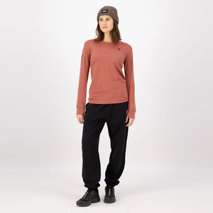 MONS ROYALE Women's Yotei Merino Classic Long Sleeve - Canyon Rose
