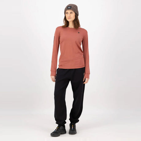 MONS ROYALE Women's Yotei Merino Classic Long Sleeve - Canyon Rose